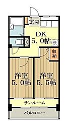 間取図画像 2K