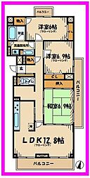 T'sgarden府中 3SLDKの間取図画像