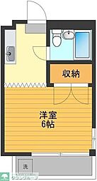 関口ビル1 1LDKの間取図画像
