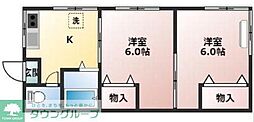 サンドリバーハイツ 2Kの間取図画像