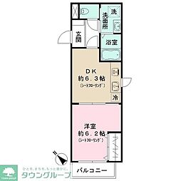 間取図画像 1DK