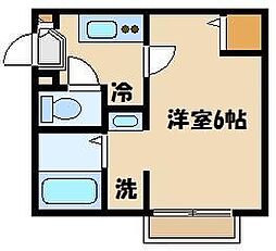 T&M大和田レジデンス 1Kの間取図画像