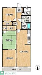 センチュリー東大宮 3LDKの間取図画像