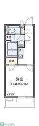 クレイノデュランタ 1Kの間取図画像