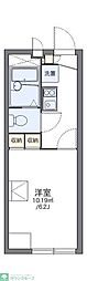 レオパレスさくら 1Kの間取図画像
