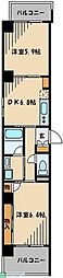 すずらん館大宮 2DKの間取図画像