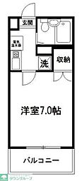 レジデンスカープ大宮 1Kの間取図画像