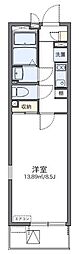 レオネクストひまわり 1Kの間取図画像