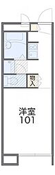 レオパレスアーラOMIYA 1Kの間取図画像