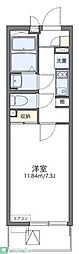 レオネクストみやび大宮 1Kの間取図画像