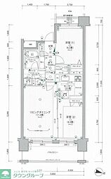 日神パレステージ大宮中央 2LDKの間取図画像