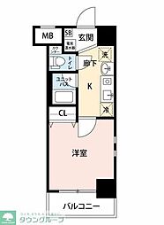 スパシエルクス大宮 1Kの間取図画像