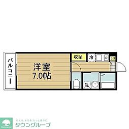 buonafortuna 1Kの間取図画像