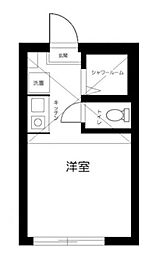 京王井の頭線 久我山駅 徒歩8分の賃貸アパート 1階ワンルームの間取り
