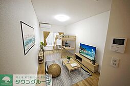 京王線 仙川駅 徒歩6分の賃貸アパート 2階ワンルームのリビング/ダイニング