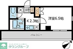 ラクラス杉並方南町 1Kの間取図画像