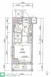 ARTESSIMOFORTE 1Kの間取図画像