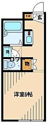 レオパレスきらら 1Kの間取図画像