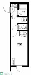 マーレ上北沢 ワンルームの間取図画像