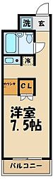 ザ・インペリアル ワンルームの間取図画像