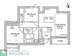 物件の間取り