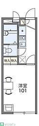 レオパレス菖苑 1Kの間取図画像