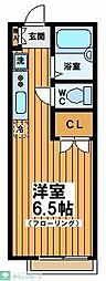マザーグース ワンルームの間取図画像