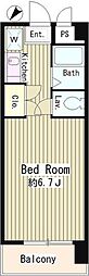 エステージ西調布 ワンルームの間取図画像