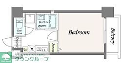 菱和パレス明大前 1Kの間取図画像