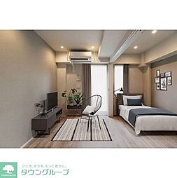 東急東横線 都立大学駅 徒歩4分の賃貸マンション 6階1DKのリビング/ダイニング