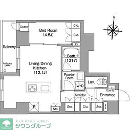 間取図画像 1LDK