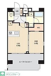 アジールコート雪が谷大塚 1LDKの間取図画像