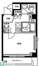 ルーブル武蔵小山 1Kの間取図画像