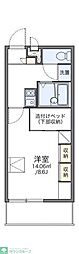 レオパレスPoem 1Kの間取図画像