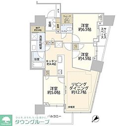 相模原市南区相模大野4丁目マンション 3LDKの間取図画像