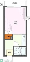 町田ハイム 1Kの間取図画像