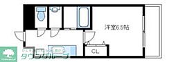 リヴェール相模ヶ丘 1Kの間取図画像