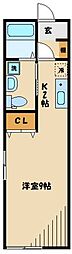 ソフィアステージ町田森野 1Kの間取図画像