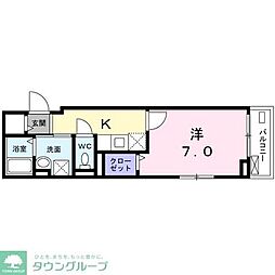 Ｙ・Ｓ　中野坂上 3階1Kの間取り
