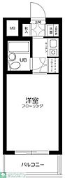 ルーブル新宿西落合 1Kの間取図画像