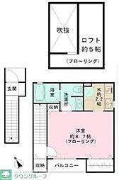 グランヴィスタ四ツ谷 1LDKの間取図画像