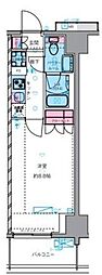 ジェノヴィア四谷三丁目グリーンヴェール 1Kの間取図画像