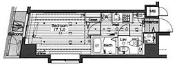 ガラ・ステーション四谷三丁目 1Kの間取図画像