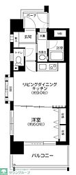 ダイアパレス池袋ルネッサンス 1LDKの間取図画像