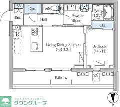 物件の間取り