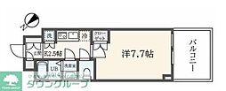 フェルテ中野 1Kの間取図画像