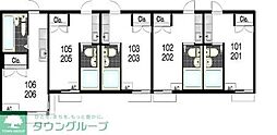 エトワール中野野方 ワンルームの間取図画像