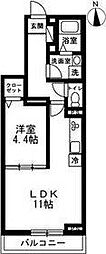 CANAL 1LDKの間取図画像