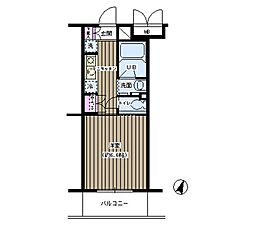 TSハイム新宿 1Kの間取図画像