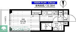 ステージファースト上落合 1Kの間取図画像